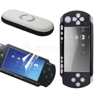   Sony PSP 3000 1 x Black Hard Case for PSP 1x LCD Screen Protector for