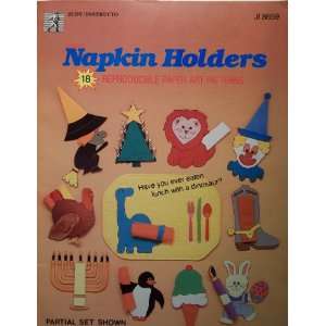  Napkin Holders Reproducible Paper Art Patterns Margaret 