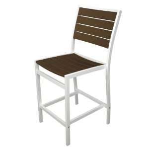  Recycled European Outdoor Counter Dining Chair   Raw 