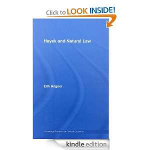 Hayek and Natural Law Erik Angner  Kindle Store