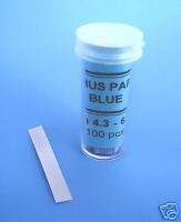BLUE LITMUS PAPER pH 4.3   6.8  