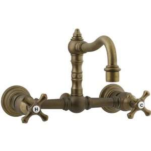  Cifial Wall Mount Faucet 267.155.AB, Aged Brass finish 