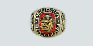 University of Georgia Large Classic Ring by Balfour  