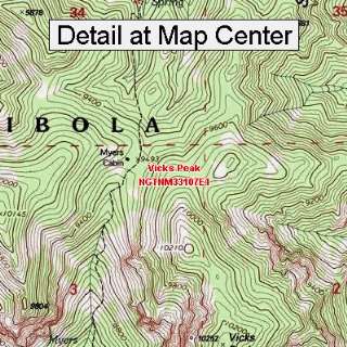   Map   Vicks Peak, New Mexico (Folded/Waterproof)