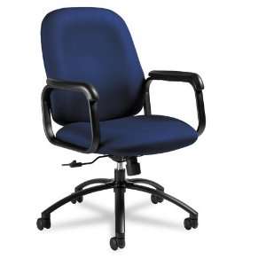    Global   Max Series Mid Back Pneumatic Tilt Chair, Midnight Blue 
