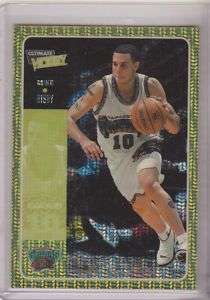 2000 01 Ultimate Victory Gold Mike Bibby 03/25  