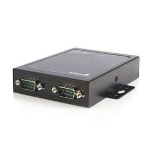  New   StarTech 2 Port Wall Mountable USB to Serial Adapter 
