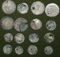 Antique Lot 16 Turkish Ottoman Arabic Islamic Coins  