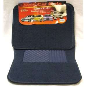  4 Piece Blue Car Floor Mats (2 Front 2 Back) Automotive