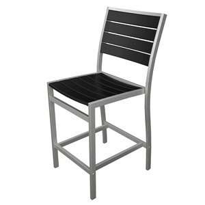  Poly Wood A101FASBL Euro Counter Side Chair Outdoor Bar 