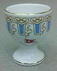 1912 RMS TITANIC 1ST CLASS EGG CUP Wisteria pattern