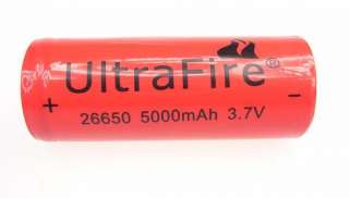 1PCS 5000mAh 26650 Rechargeable Li ON battery for flashlight light 