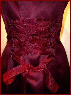   Corset Front Bustle Back Gothic Prom Gown Formal Dress New 14  