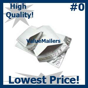 25 #0 (Poly) 6x10 Bubble Mailers Padded Envelopes  