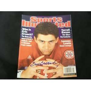 Eric Couch Auto 11/26/01 Sports Illustrated PSA DNA Q   Sports 