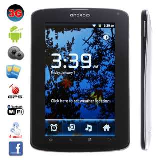 Android 2.3 MTK6573 Tablet PC Dual SIM 3G GSM GPS Bluetooth Camera 
