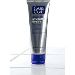 Clean & Clear 4 ounce Advantage Acne Control Cleanser (Pack of 4 