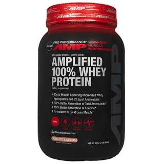 GNC Pro Performance AMP 100% Whey Protein 2lbs.  