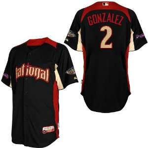  Star Atlanta Braves #2 Alex Gonzalez Blue 2011 MLB Authentic Jerseys 