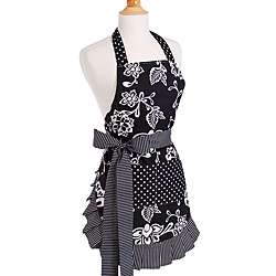 Womens Sassy Black Apron  