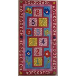 Hopscotch Hand tufted Kids Area Rug (30 x 60)  