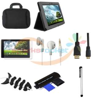 For Asus Transformer TF101 8in1 Premium Accessory Bundle Kit Case 