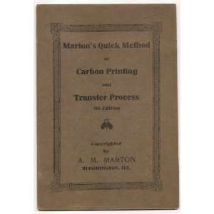  Martons Quick Method of Carbon Printing and Transfer 