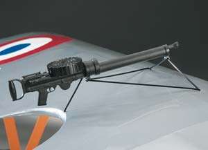Like many Nieuport details, the wing mounted machine gun adds 