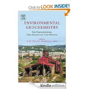   Geochemistry Site Characterization, Data Analysis and Case Histories