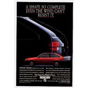 1988 Mercury Tracer Shape So Complete Print Ad (13914 