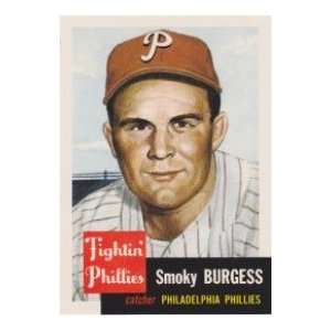 Smokey Burgess 1953 Topps Archives Baseball Reprint (Philadelphia 