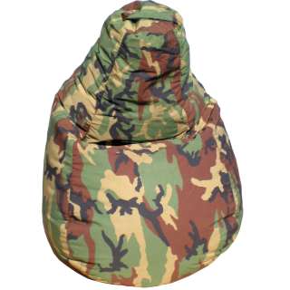 Camouflage Dorm style Teardrop Bean Bag  