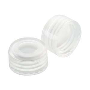 Wheaton W225336 06 Natural ABC Screw Cap with 0.010 PTFE Liner, 9mm 