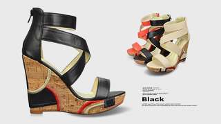 Newest Wedge High Heels Womens Shoes Platforms Sandals Pumps Multi 