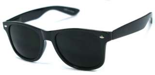 Retro Classic Wayfarer Sunglasses   Black WF 01  