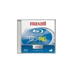  Maxell Blu ray Rewritable Media   BD RE   2x   25 GB Jewel 