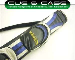 UNIVERSAL GOLF BAG Pro Tube Pool Cue Case   Blue/Silver  