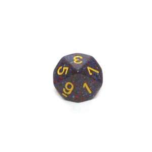  Speckled 16mm Polyhedral Twilight d10 Dice Toys & Games