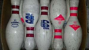 BOX OF 20 USED BOWLING PINS AMFLITE II   MAX USBC APPROVED TARGETS 