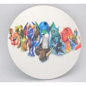 Skylanders 2 Light switch Cover 5 Inch Round (12.5 cms) Switch plate 