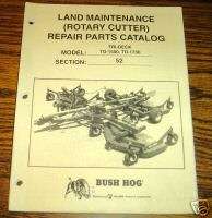 Bush Hog TD 1500 1700 Rotary Cutter Mower Parts Catalog  