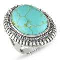 Sterling Silver Turquoise Fashion Ring MSRP $139.99 