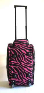 20 Duffel/Tote Bag Rolling Luggage Case Wheel Purse CarryOn Pink 