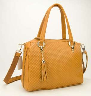 Women Genuine Leather Boston Tote Handbag Designer Duffel Shoulder Bag 