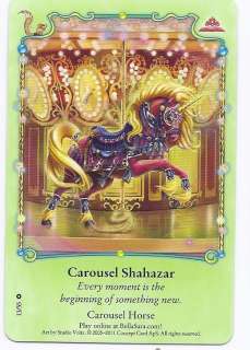 BELLA SARA CARD SPRING CARNIVAL#13*CAROUSEL SHAHAZAR  