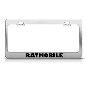  Ratmobile Rat Rats Animal license plate frame Stainless 