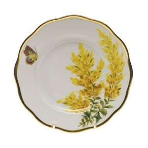  Herend American Wildflowers Tall Goldenrod Salad Plate 