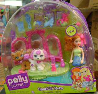 POLLY POCKET SPARKLIN PETS PIROUETTE PAIRS LEA *NEW*  