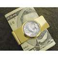 Goldtone Buffalo Nickel Coin Moneyclip Compare $37.03 