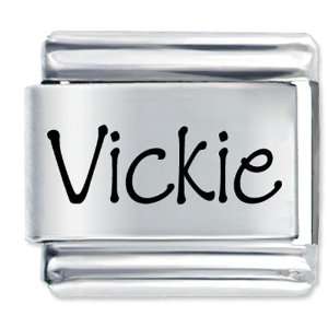  Name Vickie Italian Charms Bracelet Link Pugster Jewelry
